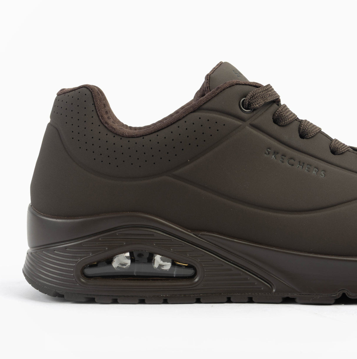 Skechers 52458/CHOC UNO - STAND ON AIR Mens Trainers Chocolate
