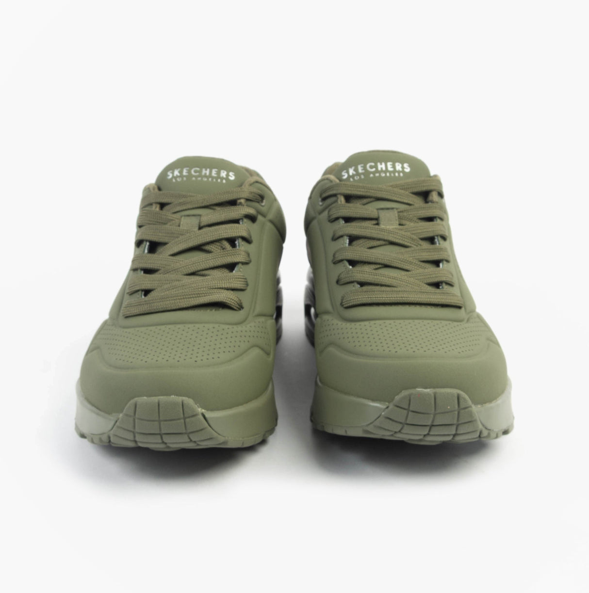 Skechers 52458/DKGR UNO - STAND ON AIR Mens Trainers Dark Green