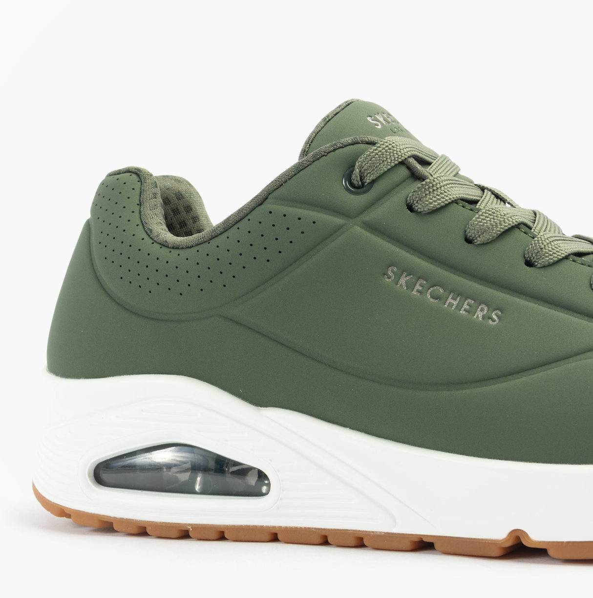 Skechers 52458/OLV UNO - STAND ON AIR Mens Trainers Olive