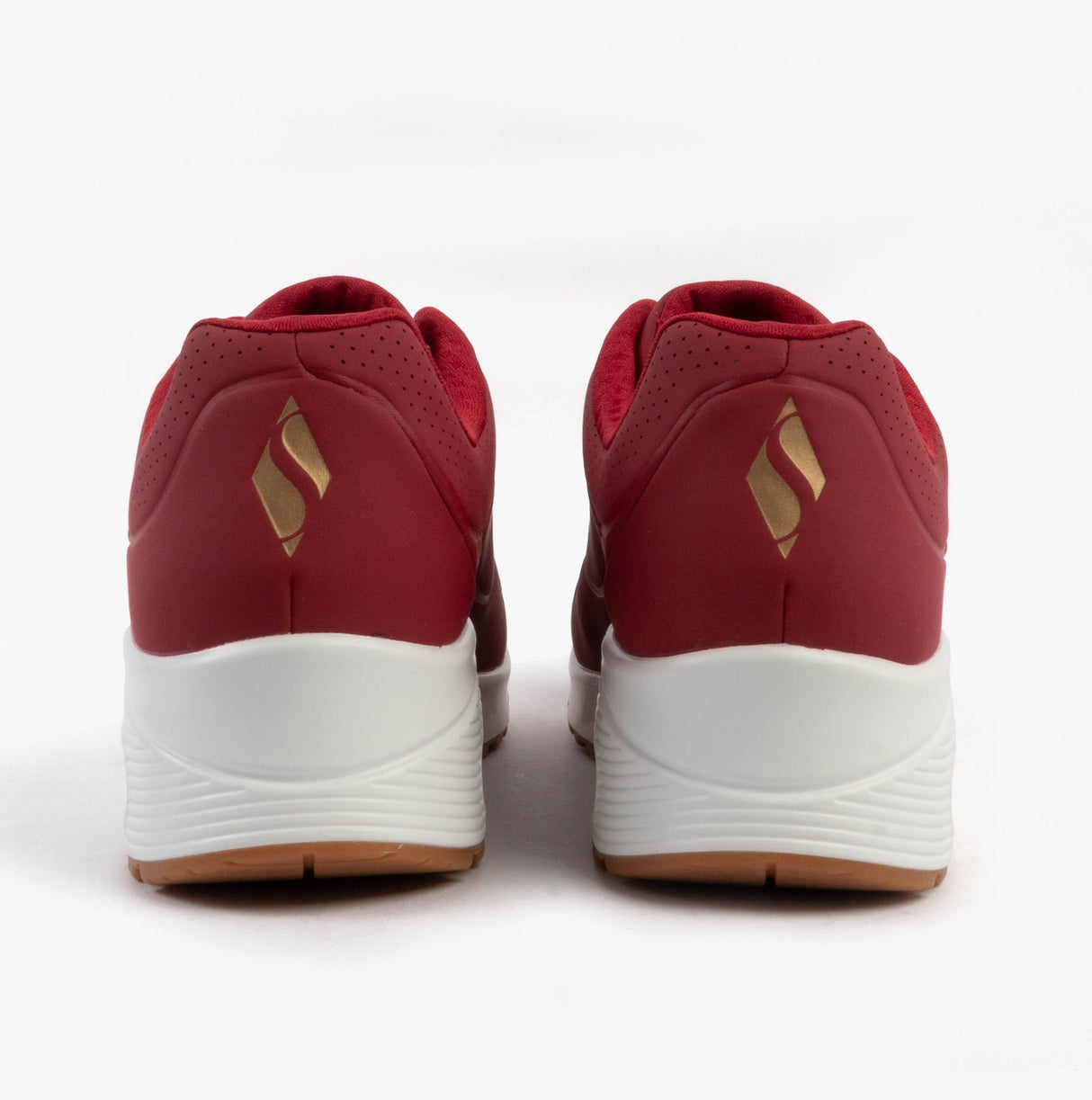 Skechers 73690/DKRD UNO - STAND ON AIR Womens Trainers Dark Red