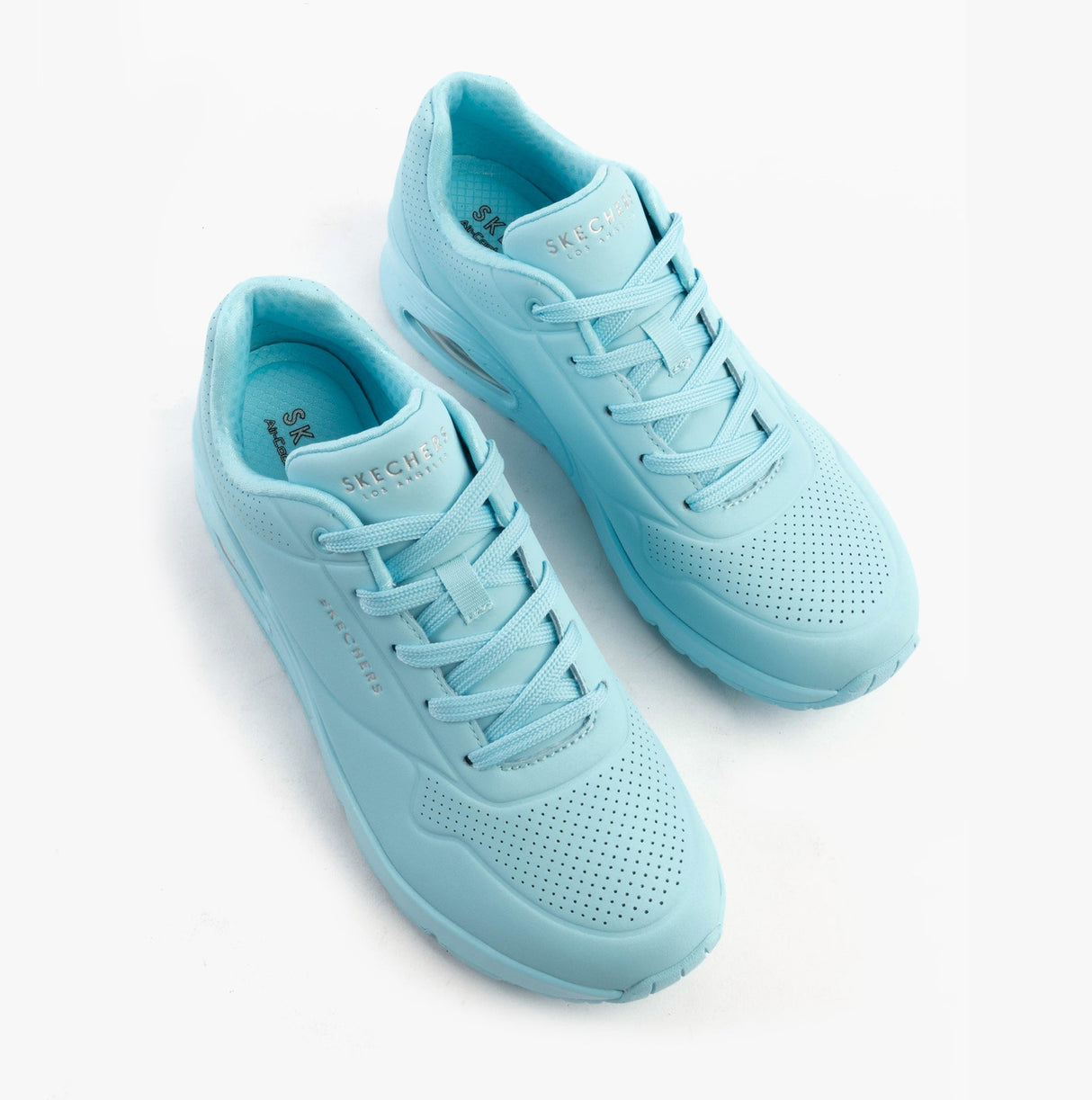 Skechers 73690/LTBL UNO - STAND ON AIR Womens Trainers Light Blue