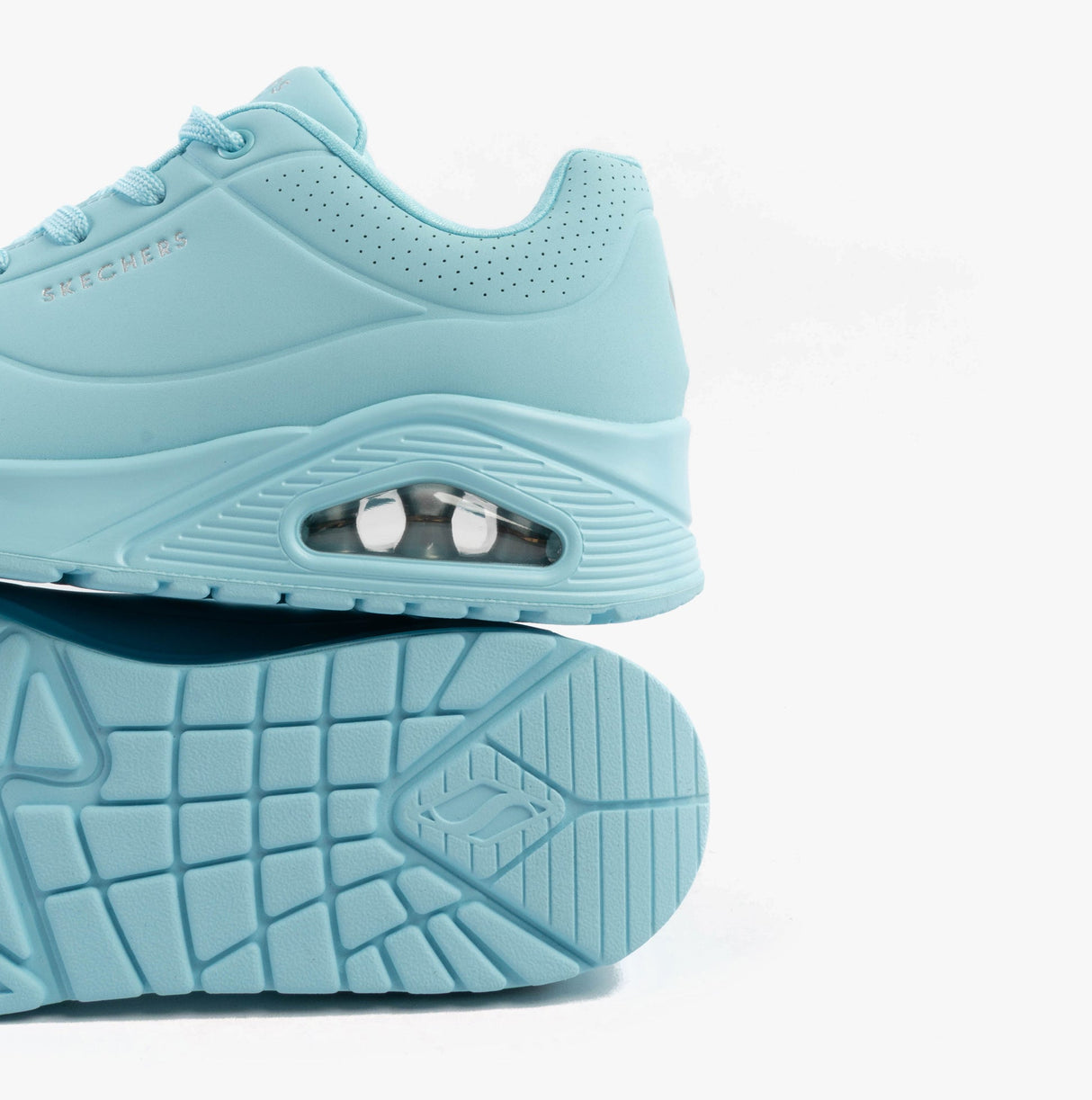 Skechers 73690/LTBL UNO - STAND ON AIR Womens Trainers Light Blue