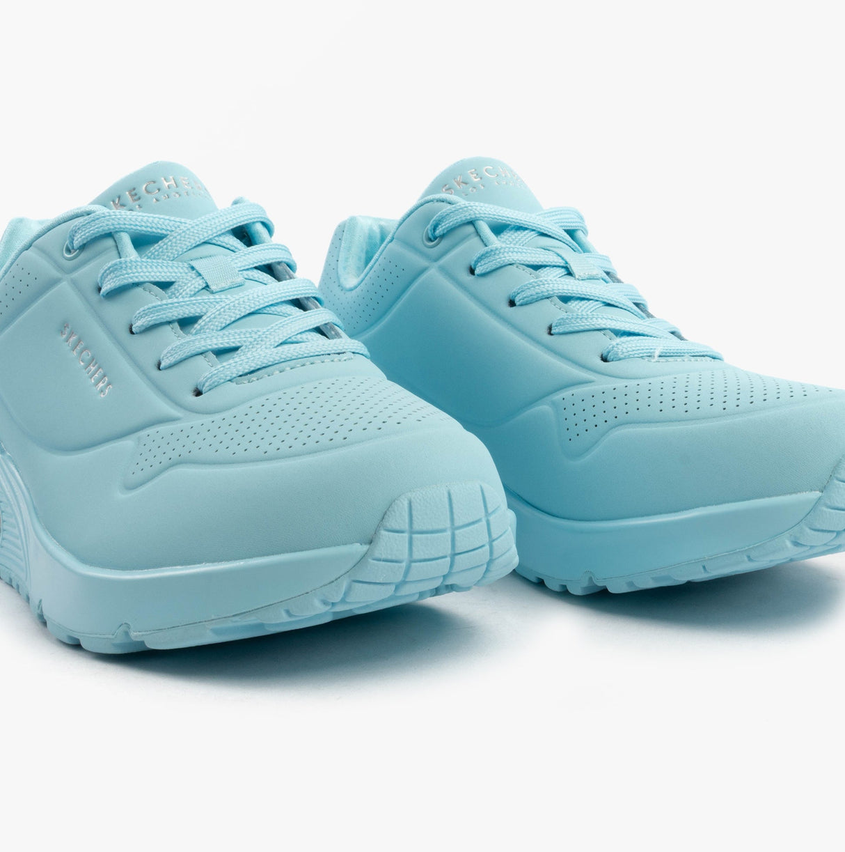 Skechers 73690/LTBL UNO - STAND ON AIR Womens Trainers Light Blue