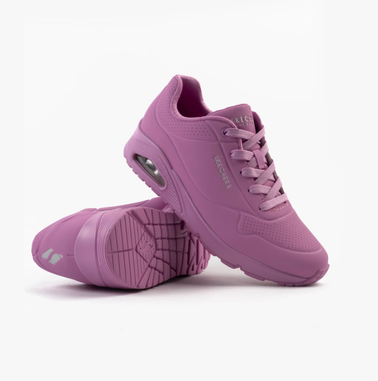 Skechers 73690/PNK UNO - STAND ON AIR Womens Trainers Pink