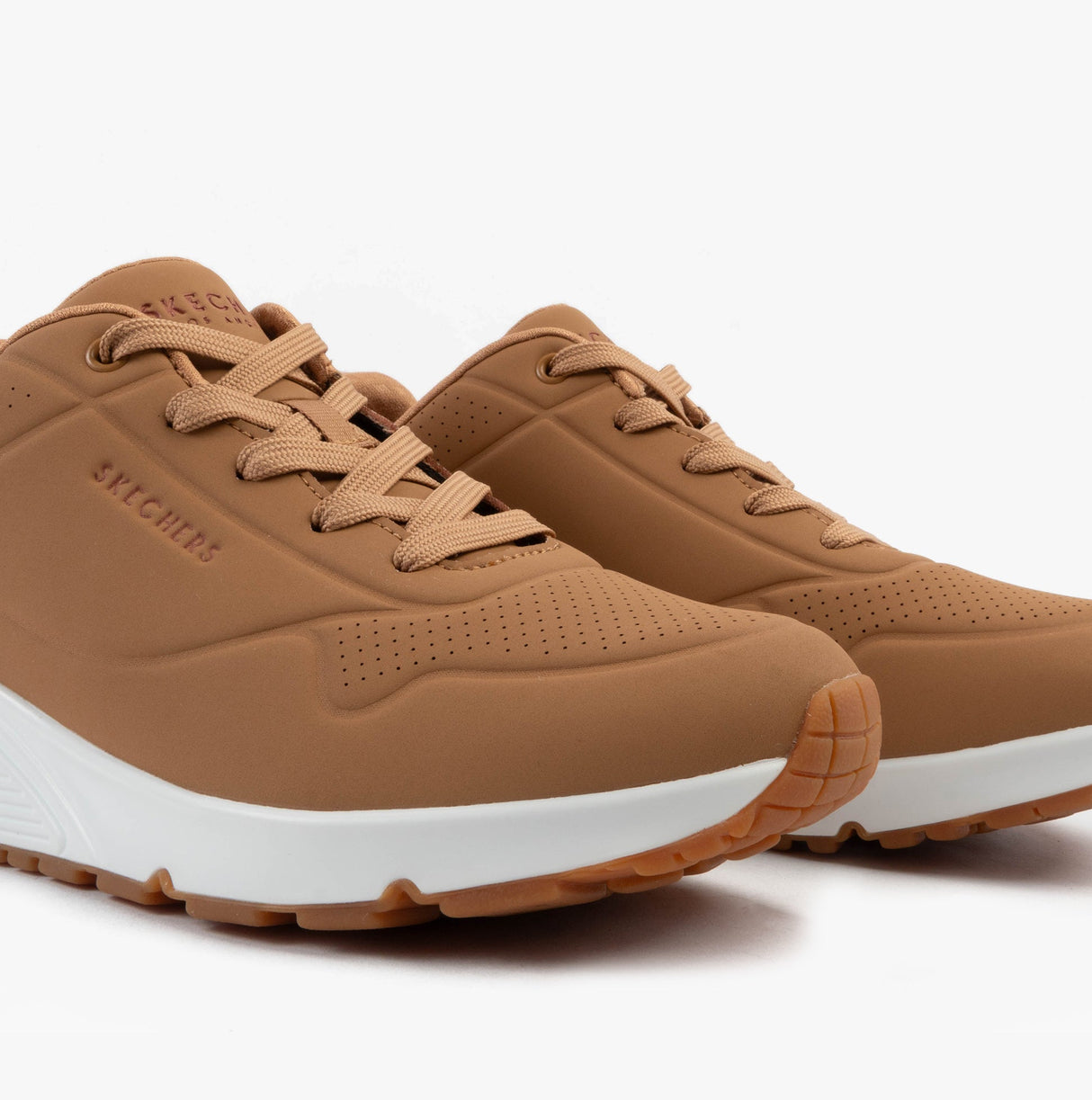 Skechers 73690/TAN UNO - STAND ON AIR Womens Trainers Tan