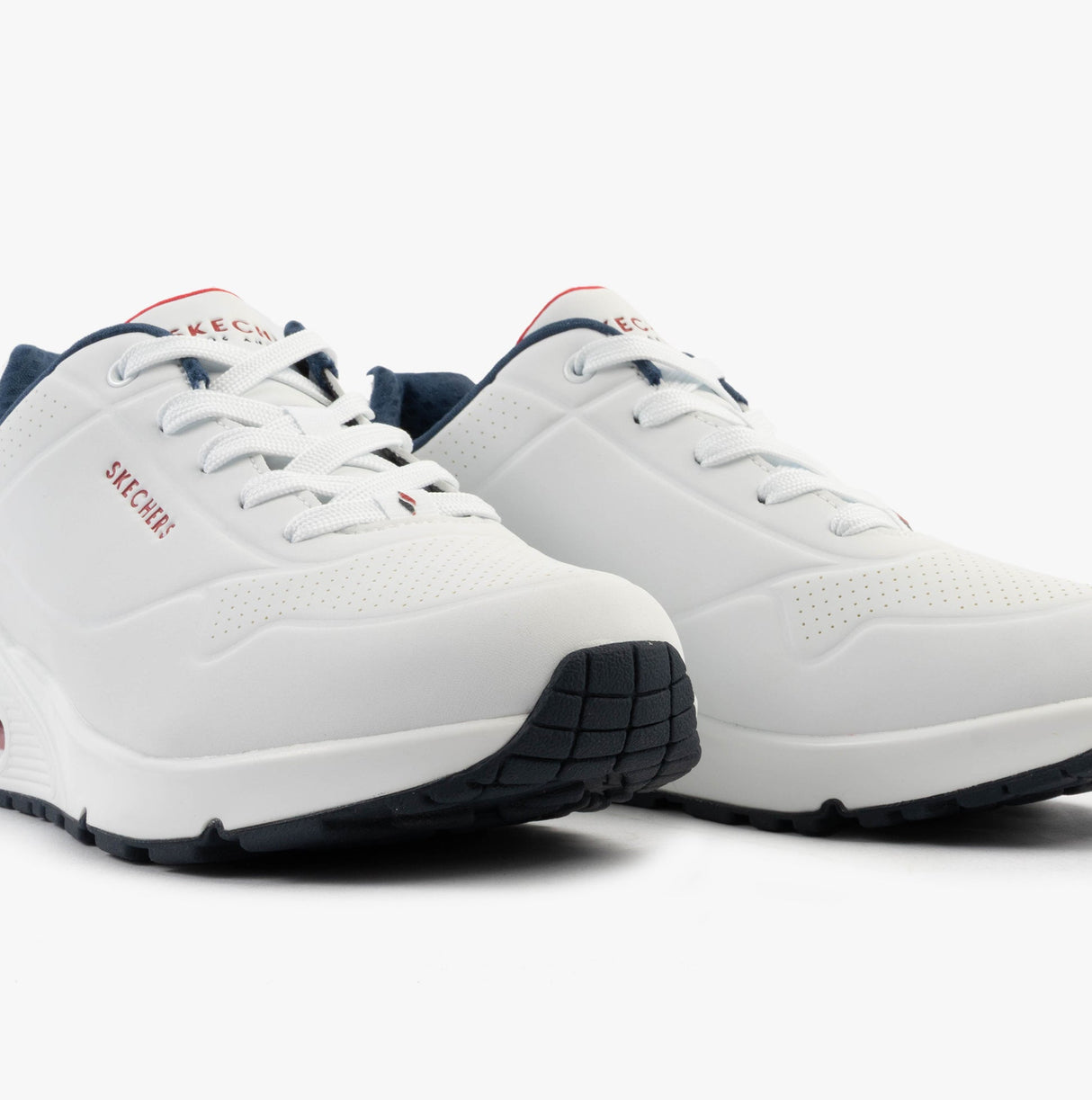 Skechers 73690/WNVR UNO - STAND ON AIR Womens Trainers White/Red