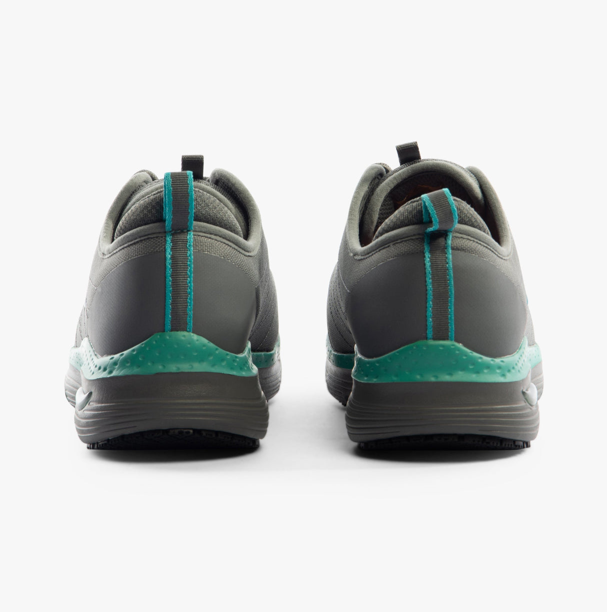 Skechers Work 108075EC ARCH FIT SR - EBINAL Womens Safety Trainers Grey/Aqua