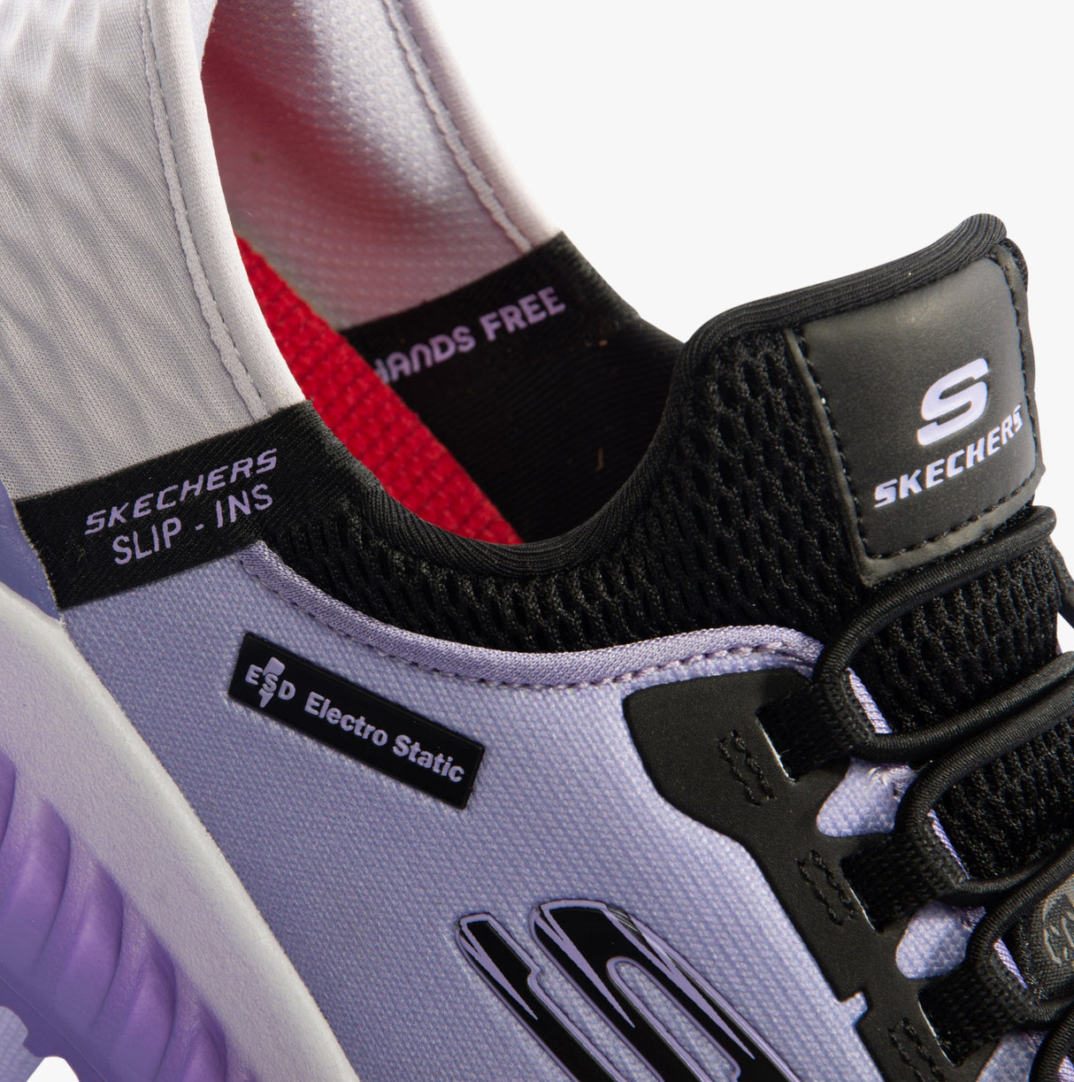 Skechers Work 108152EC TILIDO - OMBRAY Womens Safety Trainers Black/Purple