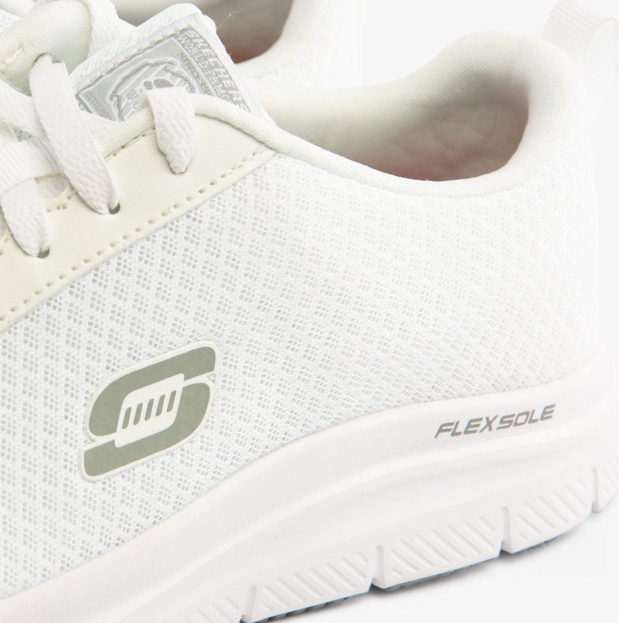 Skechers Work 77125EC FLEX ADVANTAGE - BENDON SR Mens Occupational Trainers White