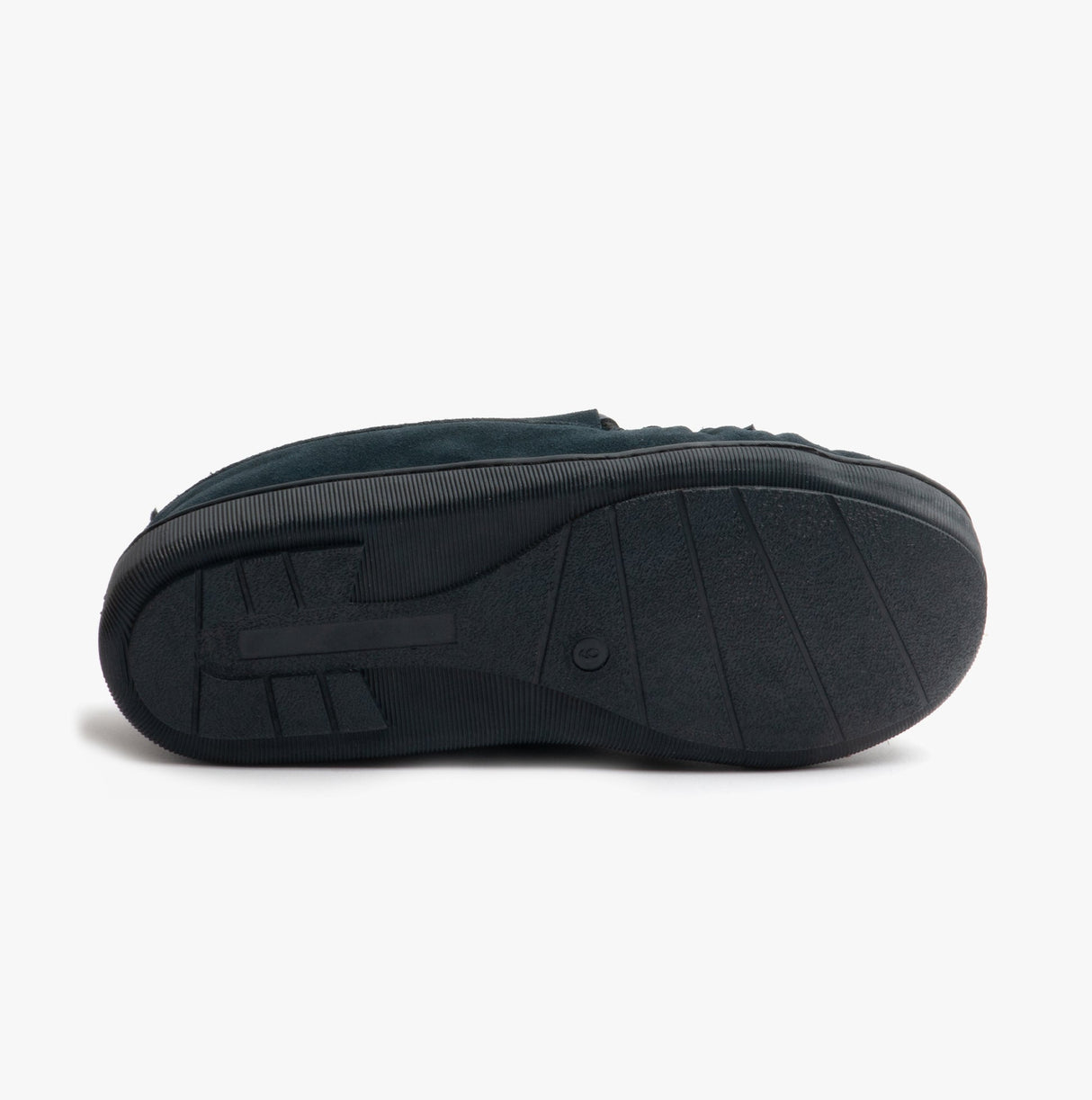 ADIE Mens Moccasin Slippers Navy