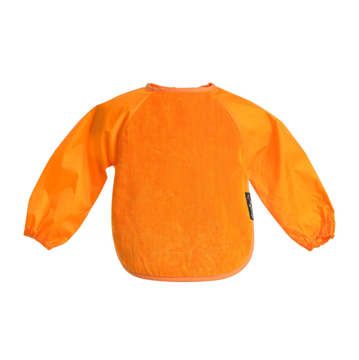 2 PACK - Mum 2 Mum Long Sleeved Wonder Bibs LARGE 18m - 3 years - Orange & Navy