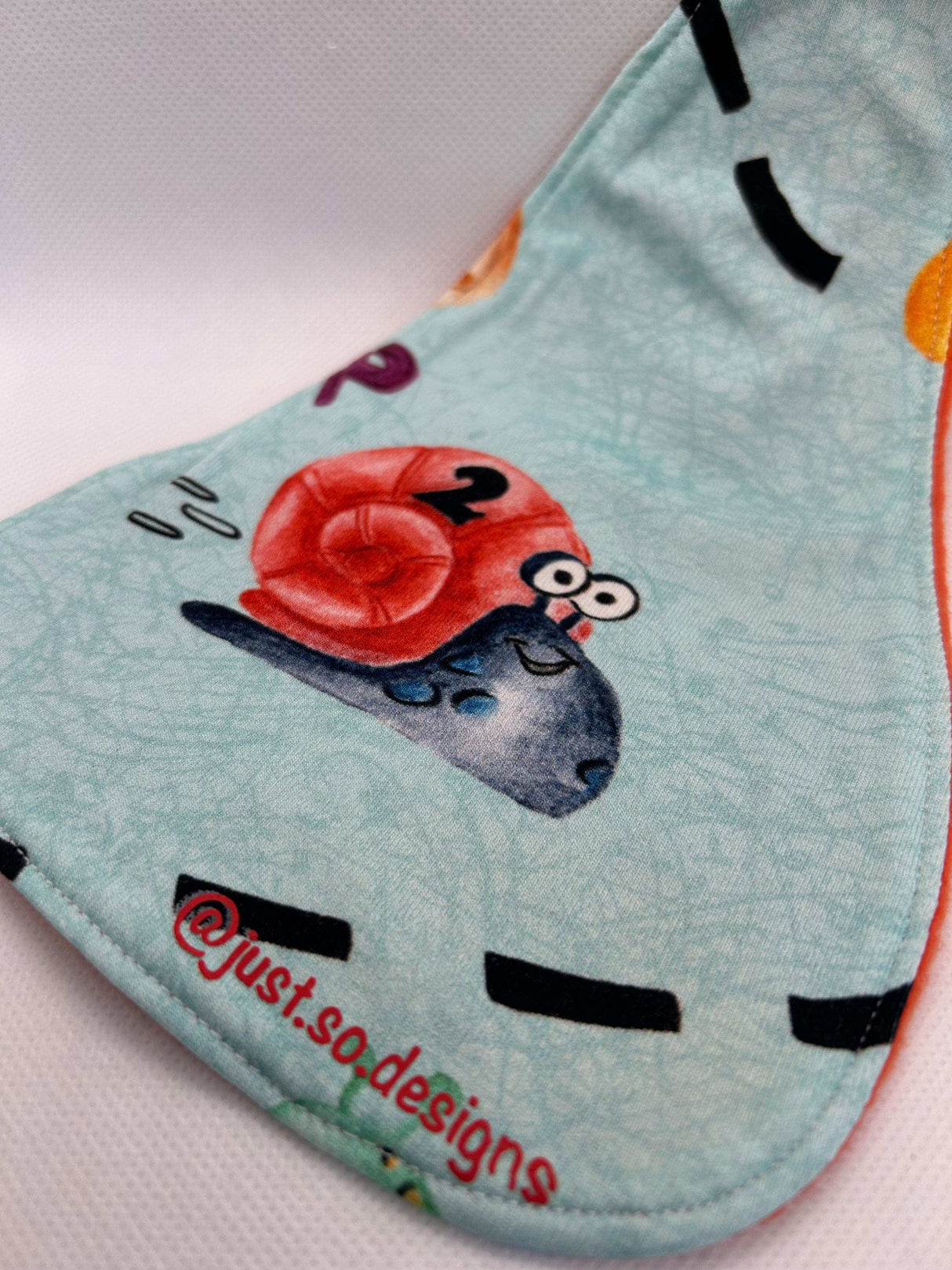 Zooming Snails Dummy Comforter