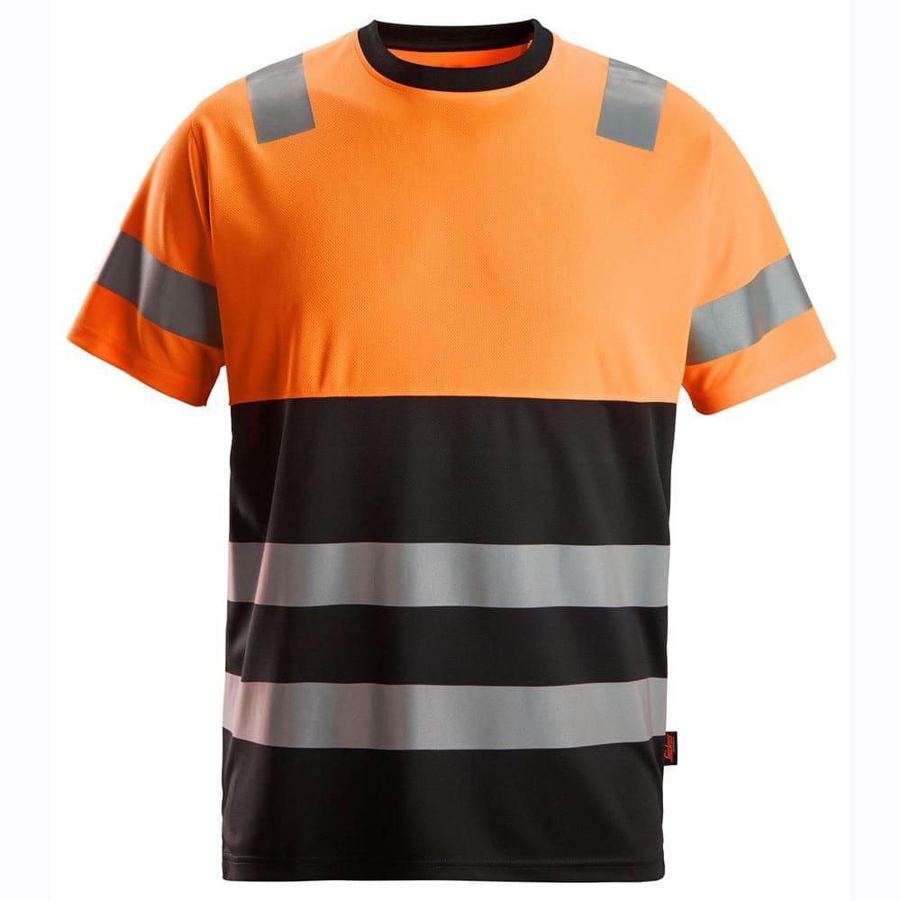 Snickers 2535 High-Vis Class 1 Short Sleeve Work T-Shirt