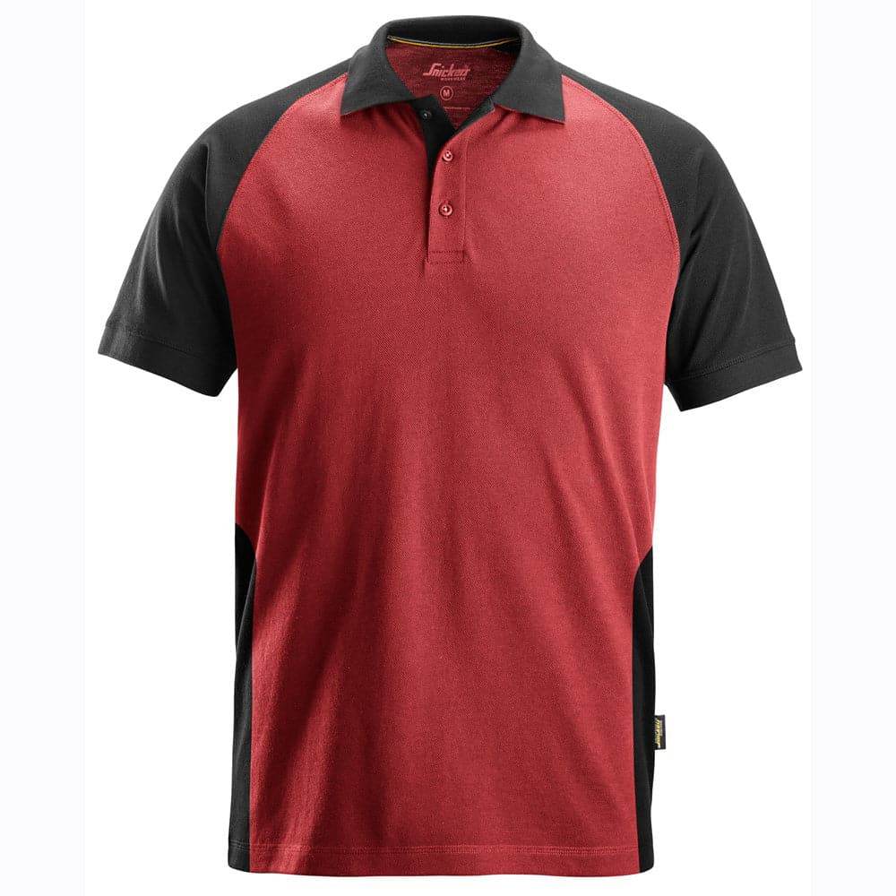 Snickers 2750 Two-Coloured Short Sleeve Polo Shirt