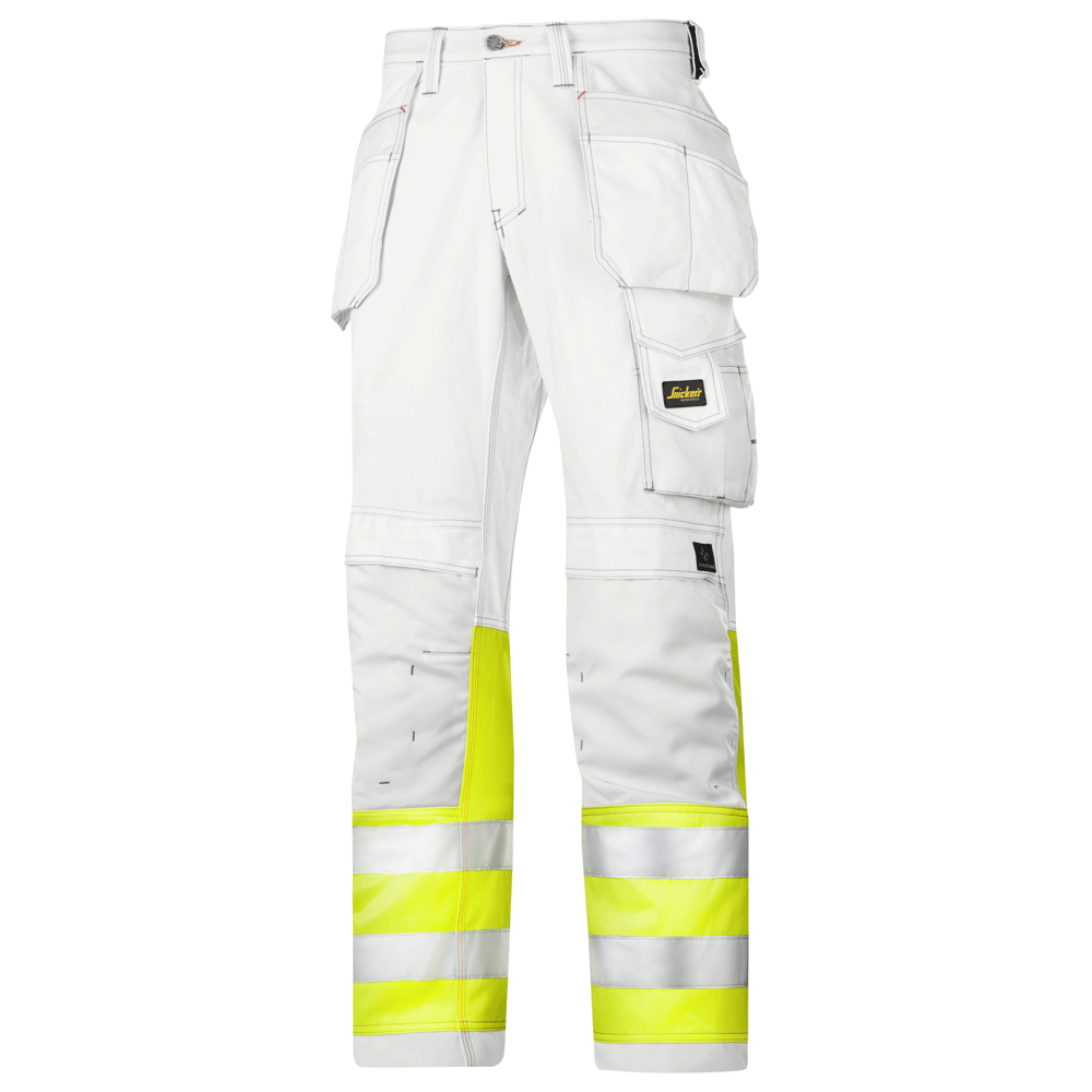 Snickers 3234 Painter’s Hi-Vis Trousers, Class 1