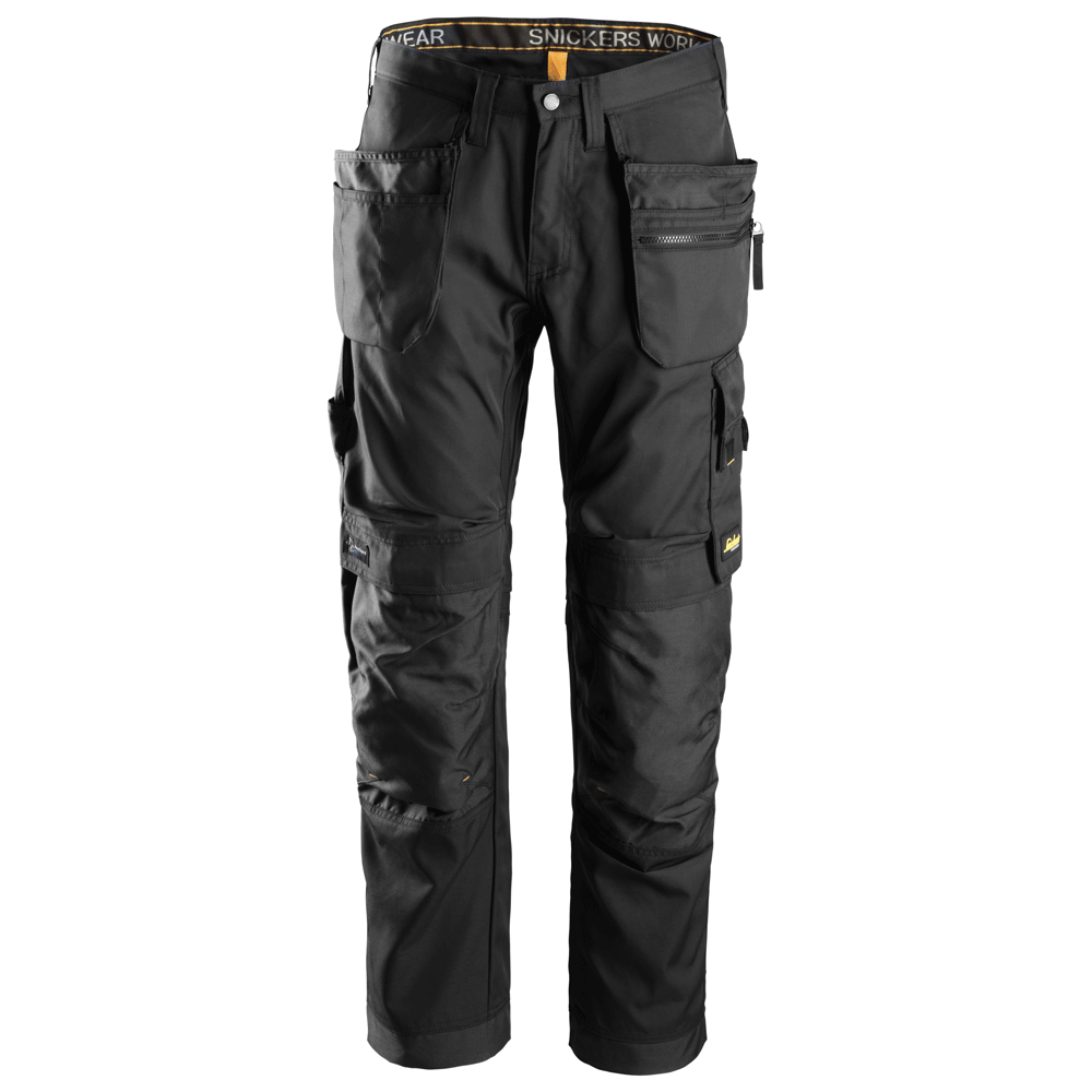 Snickers 6200 AllroundWork, Work Trousers+ Holster Pockets Black
