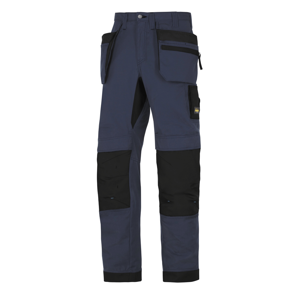 Snickers 6206 LiteWork, 37.5® Work Trousers+ Holster Pockets Navy Blue/Black