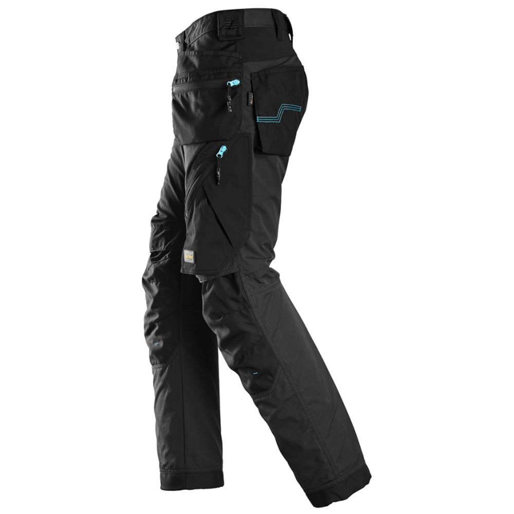 Snickers 6210 LiteWork, 37.5® Holster Pocket Work Trousers Black, 34" Waist 30" Leg-Snickers 104