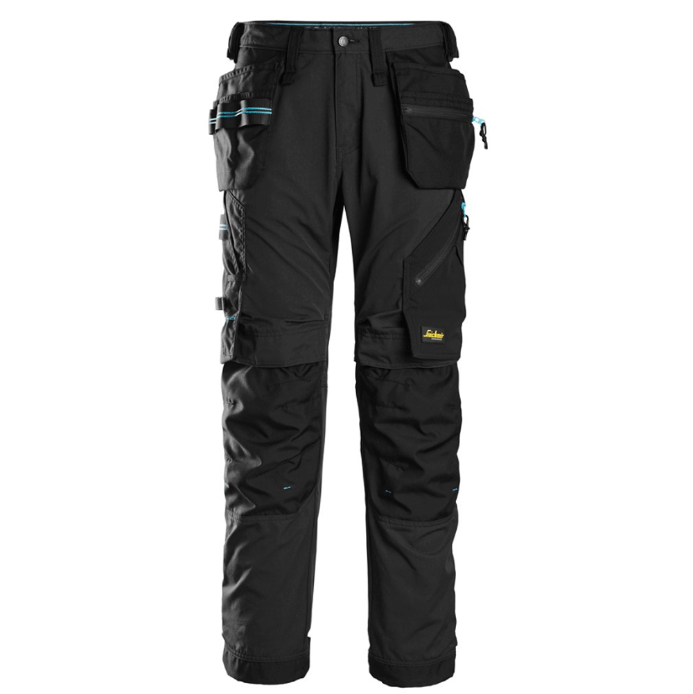 Snickers 6210 LiteWork, 37.5® Holster Pocket Work Trousers Black, 34" Waist 30" Leg-Snickers 104
