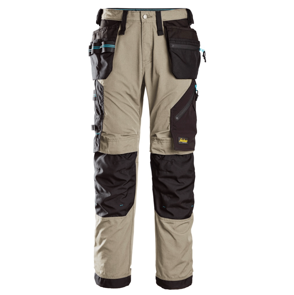 Snickers 6210 LiteWork, 37.5® Holster Pocket Work Trousers Khaki