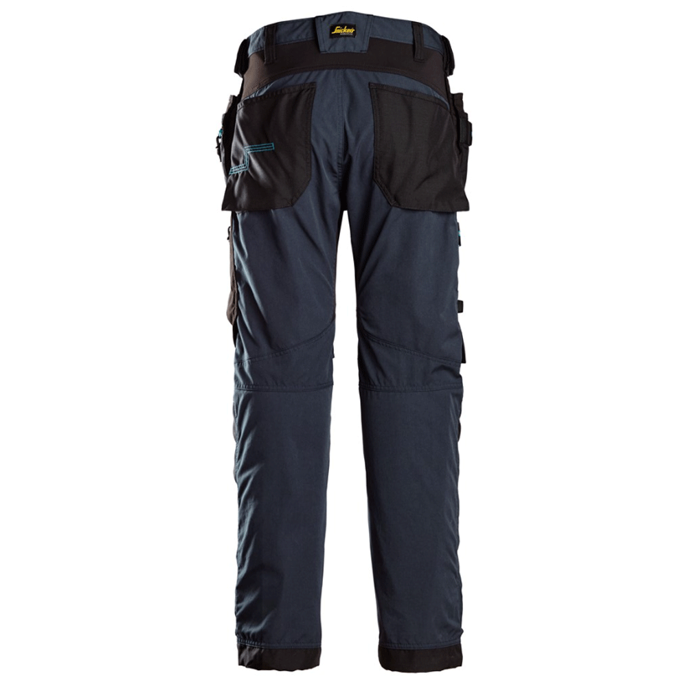 Snickers 6210 LiteWork, 37.5® Holster Pocket Work Trousers Navy Blue / Black / 96 (33" Waist, 30" Leg)