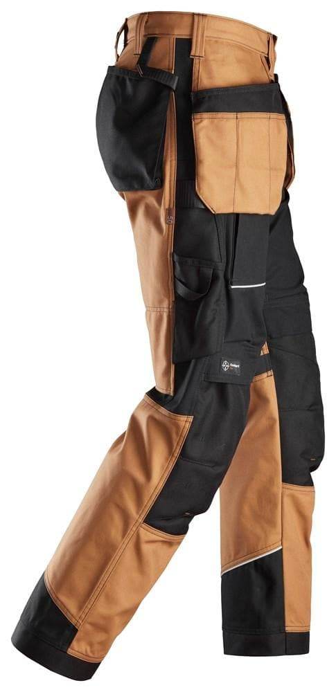 Snickers 6214 RuffWork, Canvas+ Holster Pocket Work Trousers Brown
