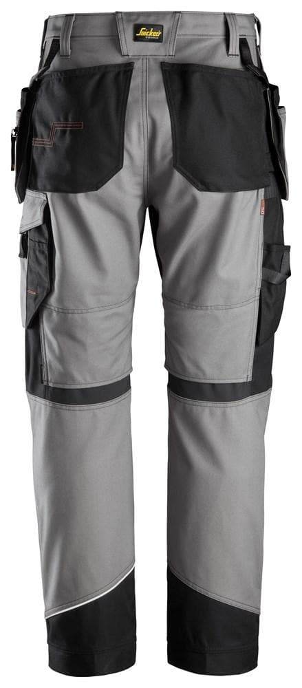 Snickers 6214 RuffWork, Canvas+ Holster Pocket Work Trousers Grey