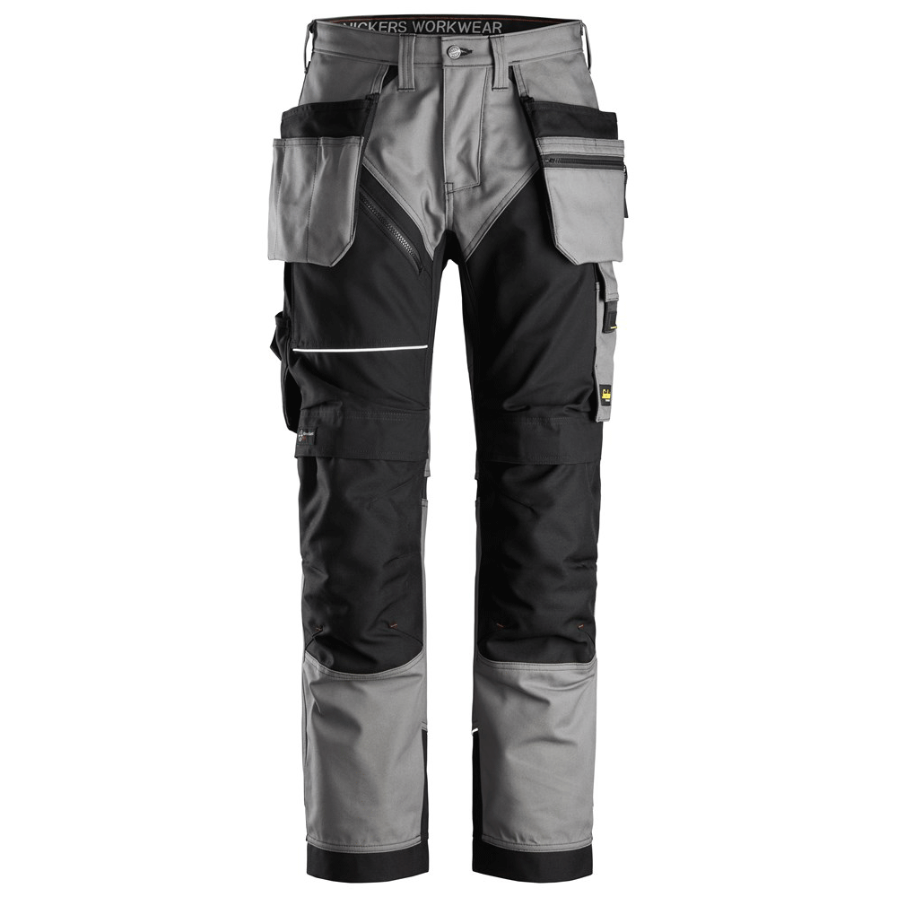 Snickers 6214 RuffWork, Canvas+ Holster Pocket Work Trousers Grey