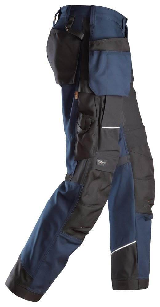 Snickers 6214 RuffWork, Canvas+ Holster Pocket Work Trousers Navy Blue 212 (39" Waist, 28" Leg)