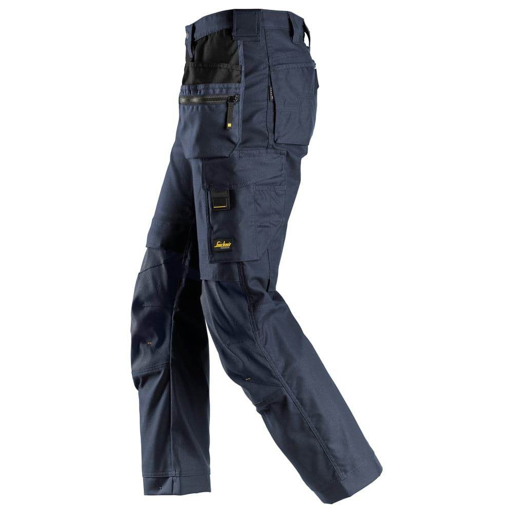 Snickers 6224 AllroundWork, Canvas+ Stretch Work Trousers+ Holster Pockets Navy