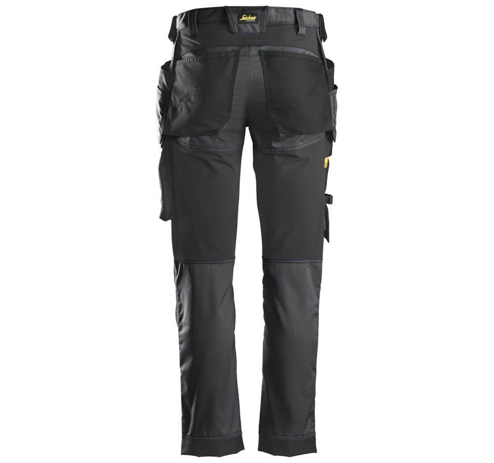 Snickers 6241 AllroundWork, Stretch Work Knee Pad Trousers Holster Pockets Steel Grey
