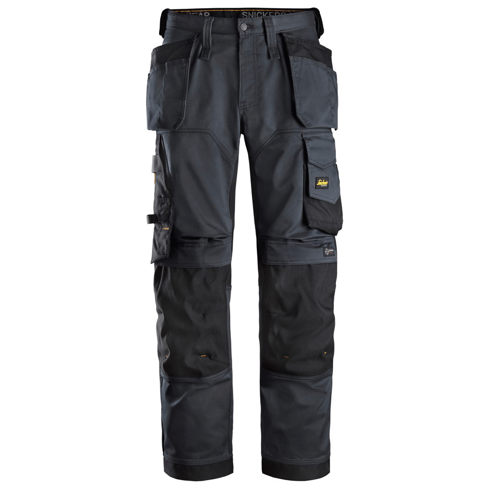 Snickers 6251 AllroundWork, Stretch Loose Fit Holster Pocket Work Trousers Steel Grey