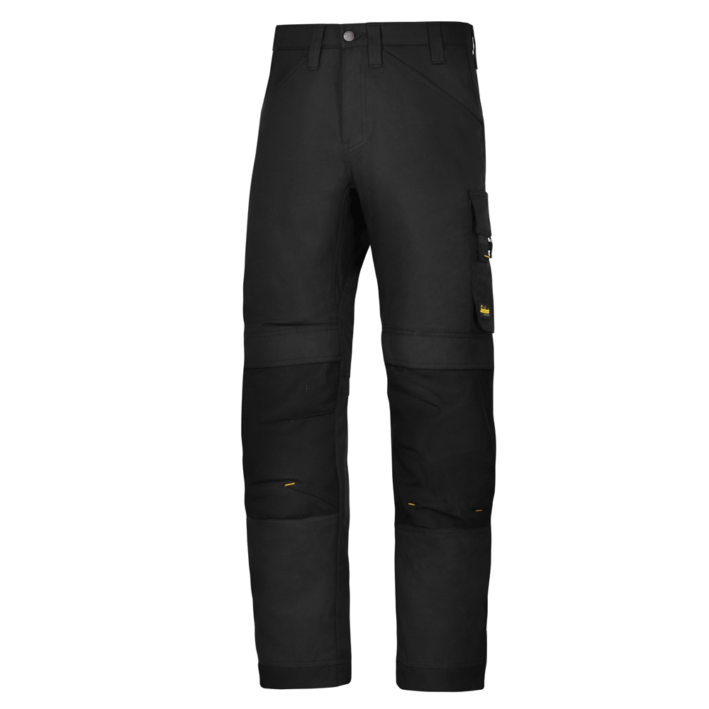 Snickers 6301 AllroundWork, Work Trousers Black 36" Waist - 37" Leg - Snickers Size 252
