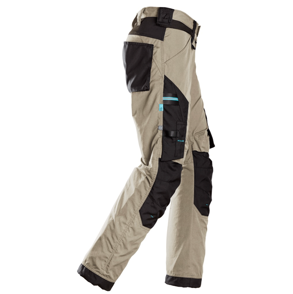 Snickers 6310 LiteWork, 37.5® Kneepad Work Trousers Khaki