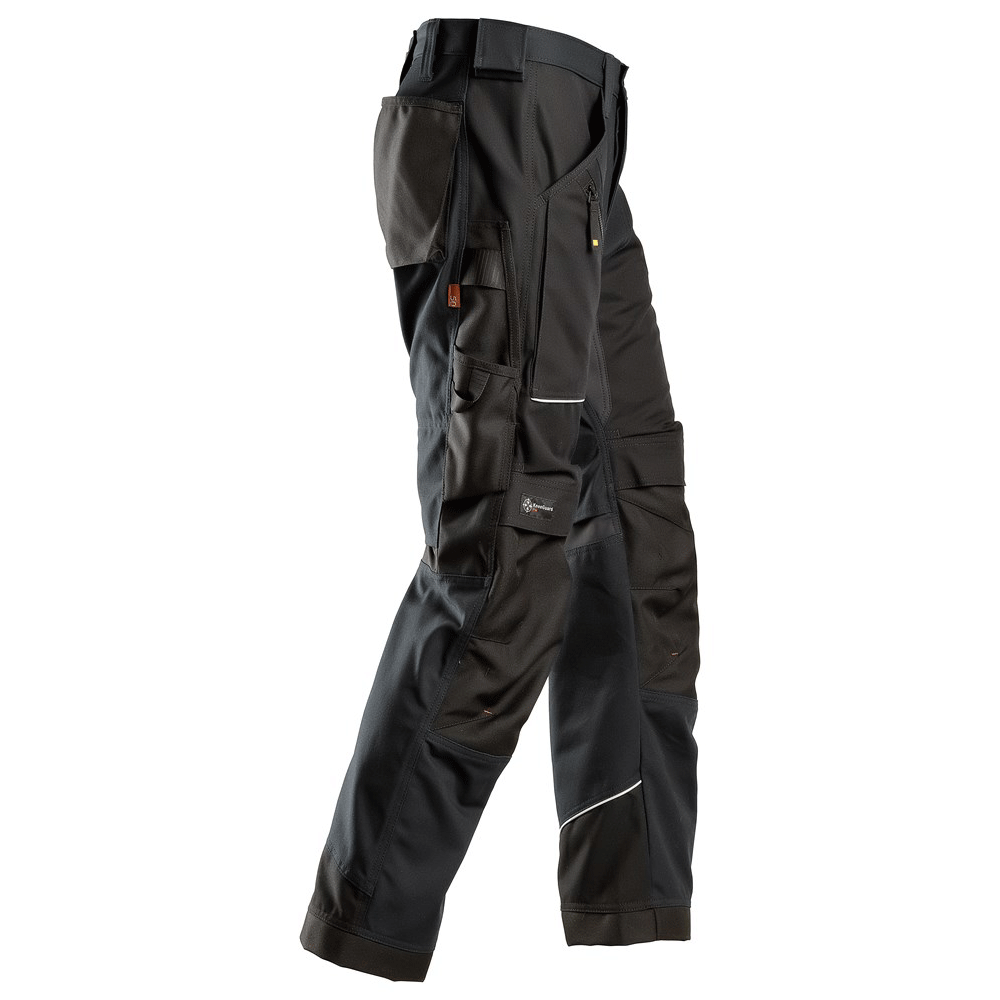 Snickers 6314 RuffWork, Canvas+ Kneepad Work Trousers Black