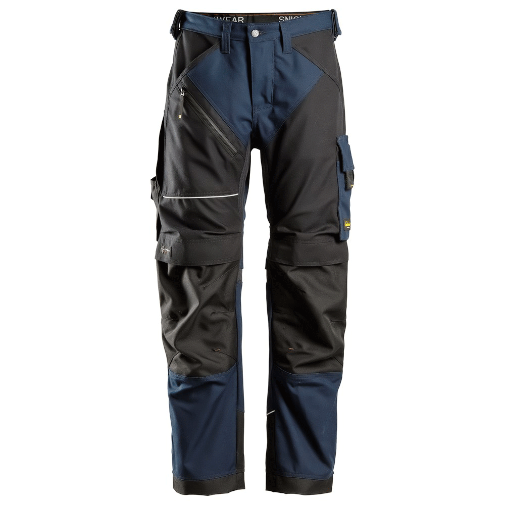 Snickers 6314 RuffWork, Canvas+ Kneepad Work Trousers Navy Blue