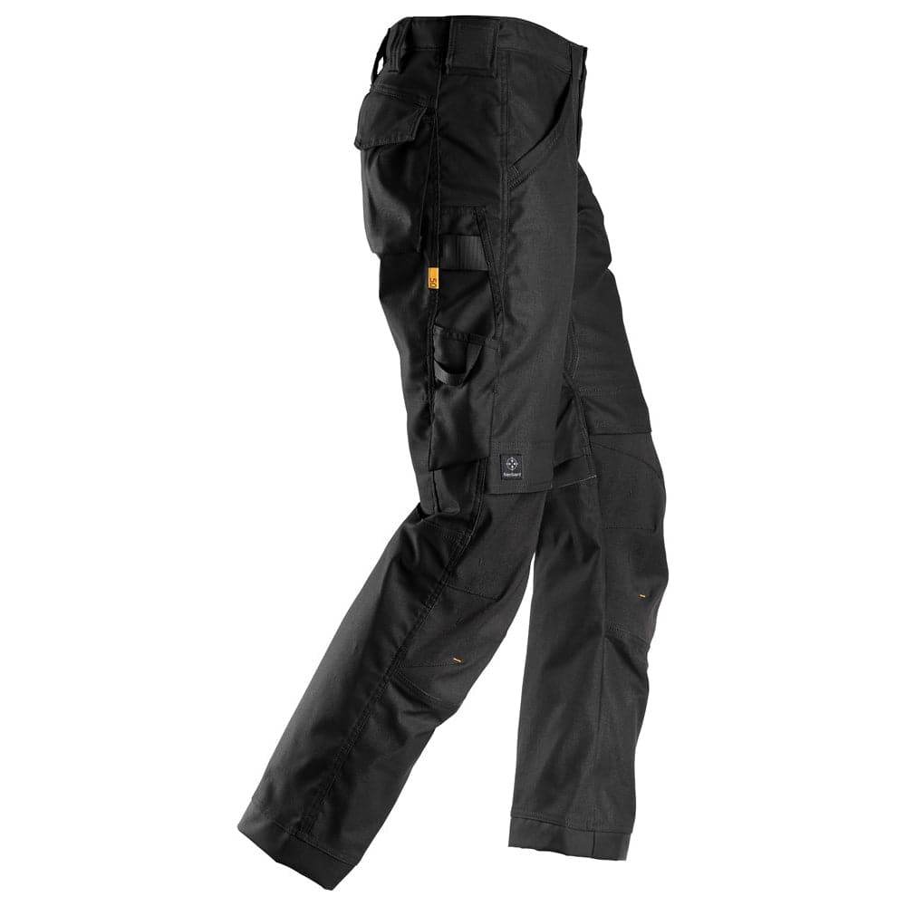 Snickers 6324 AllroundWork, Canvas+ Stretch Work Trousers+ Black