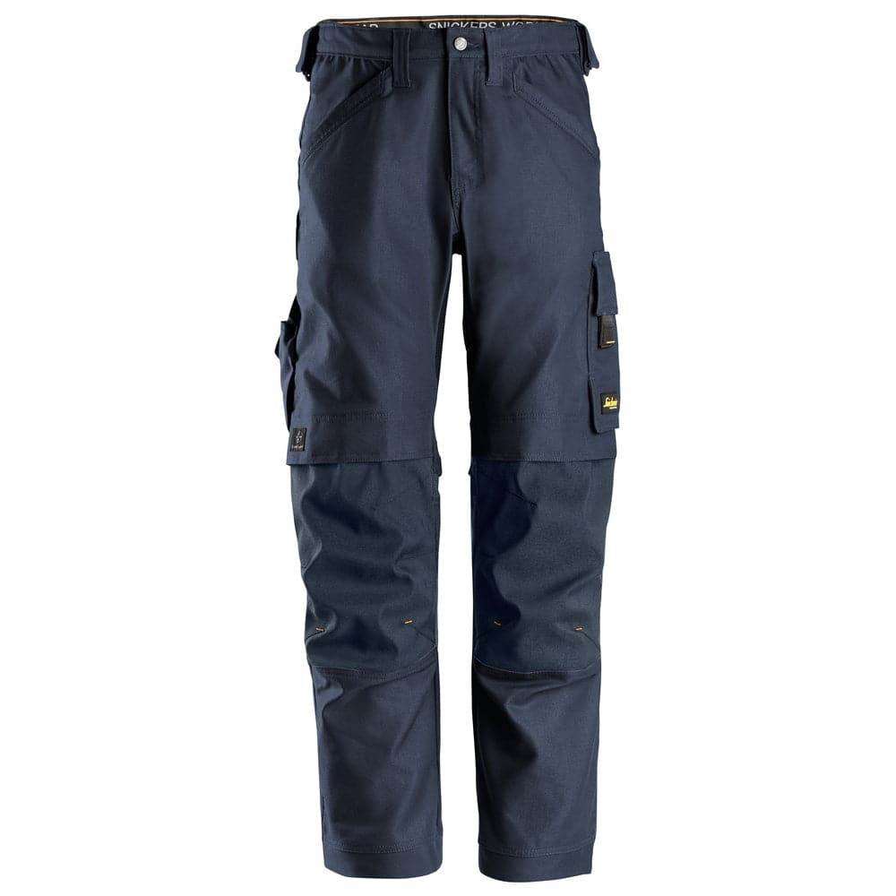 Snickers 6324 AllroundWork, Canvas+ Stretch Work Trousers+ Navy Blue