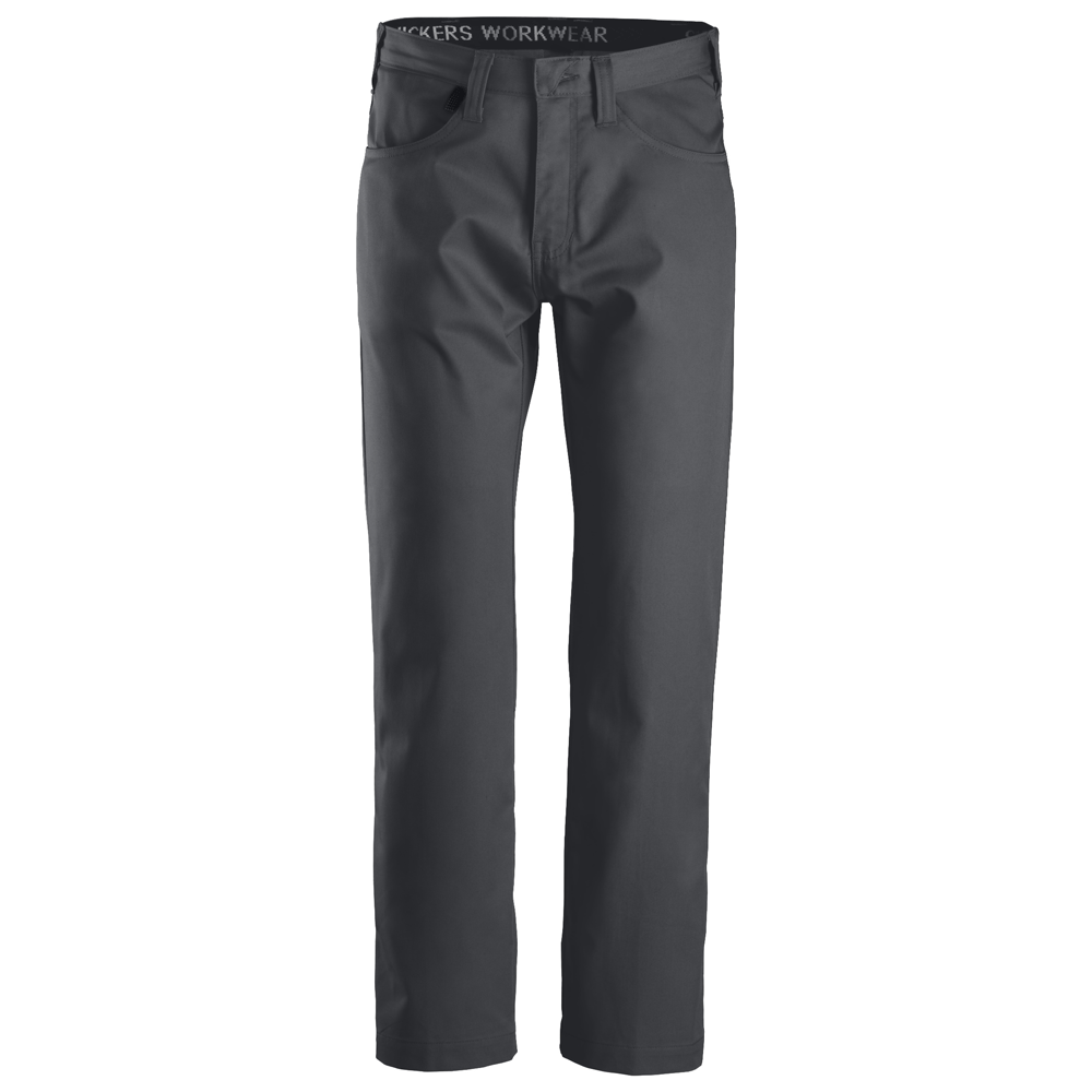 Snickers 6400 Service Chinos Steel Grey