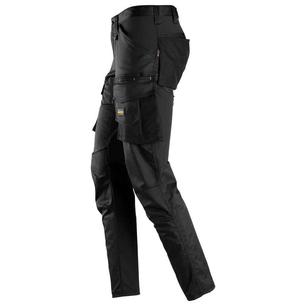 Snickers 6803 AllroundWork, Stretch Trousers without Knee Pockets Black 31" Waist - 30" Leg - Snickers Size 92