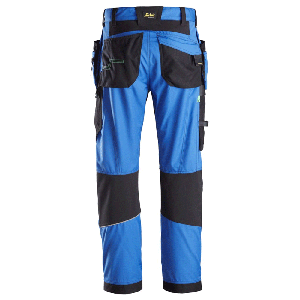 Snickers 6902 FlexiWork, Kneepad Holster Pocket Work Trousers True Blue