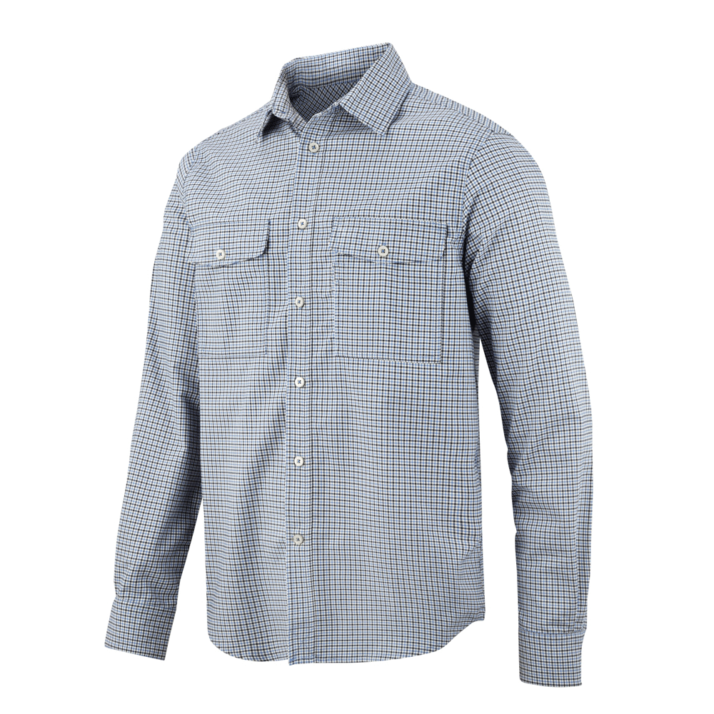 Snickers 8507 AllroundWork Comfort Checked LS Shirt Various Colours