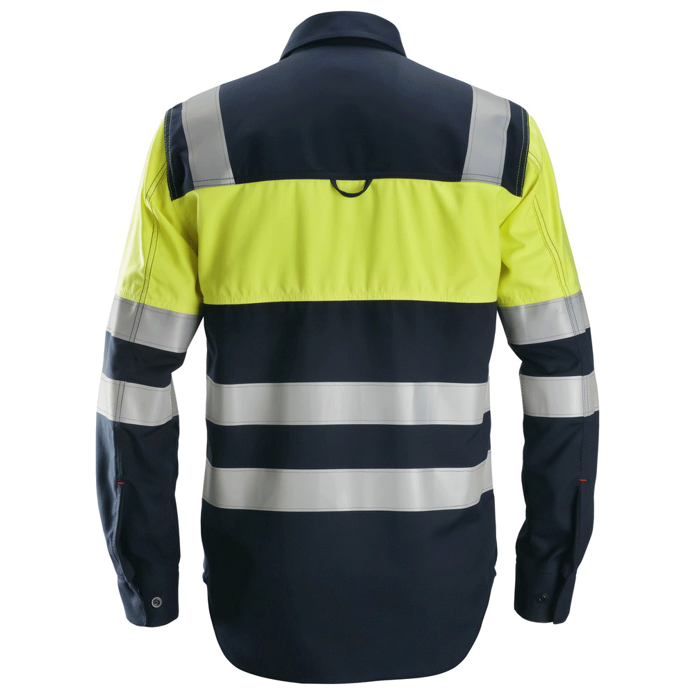 Snickers 8563 ProtecWork, Flame Retardant Arc Protection Hi-Vis Shirt, Class 1