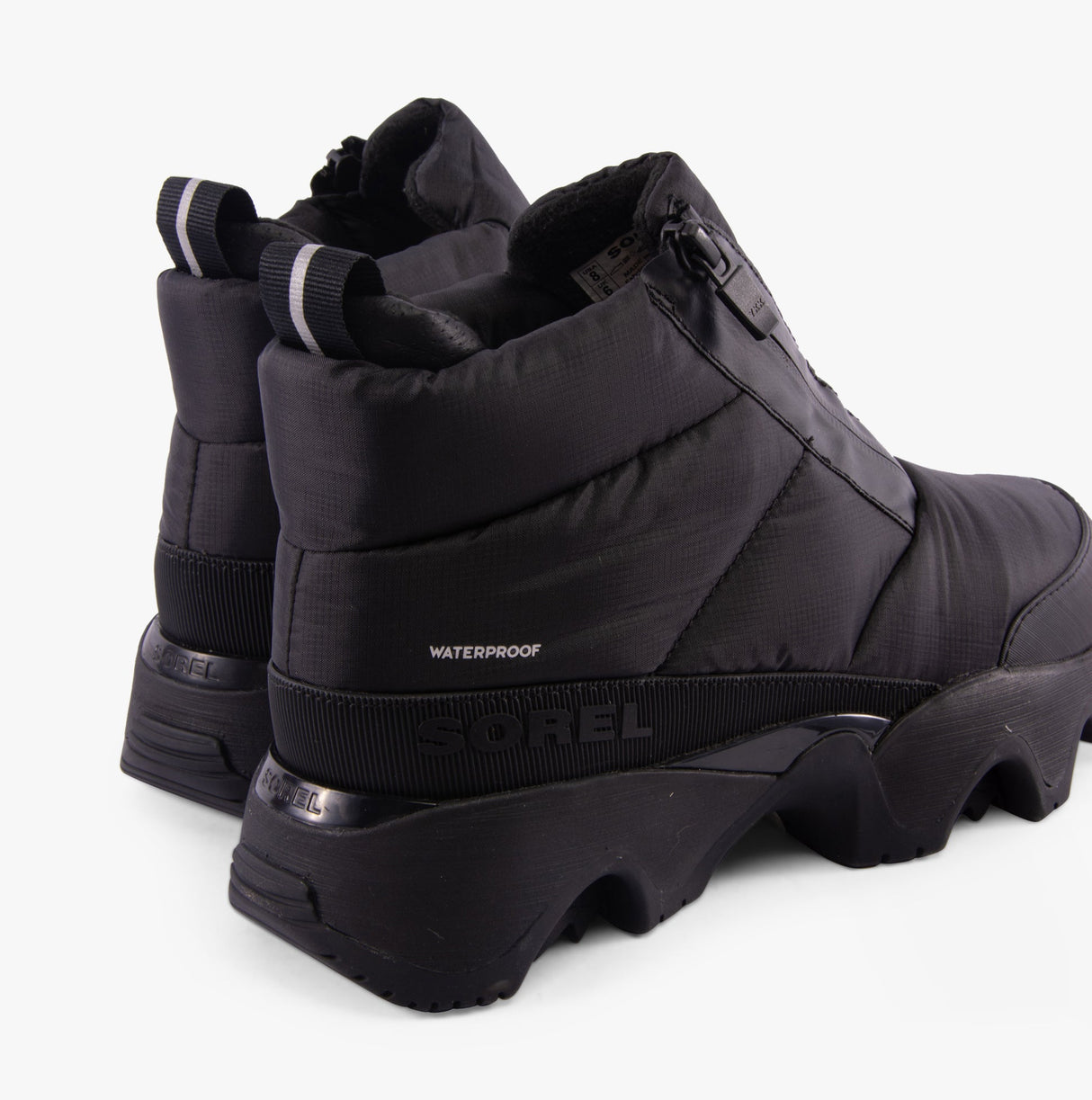 Sorel KINETIC IMPACT PUFFY ZIP Womens Winter Boots Black