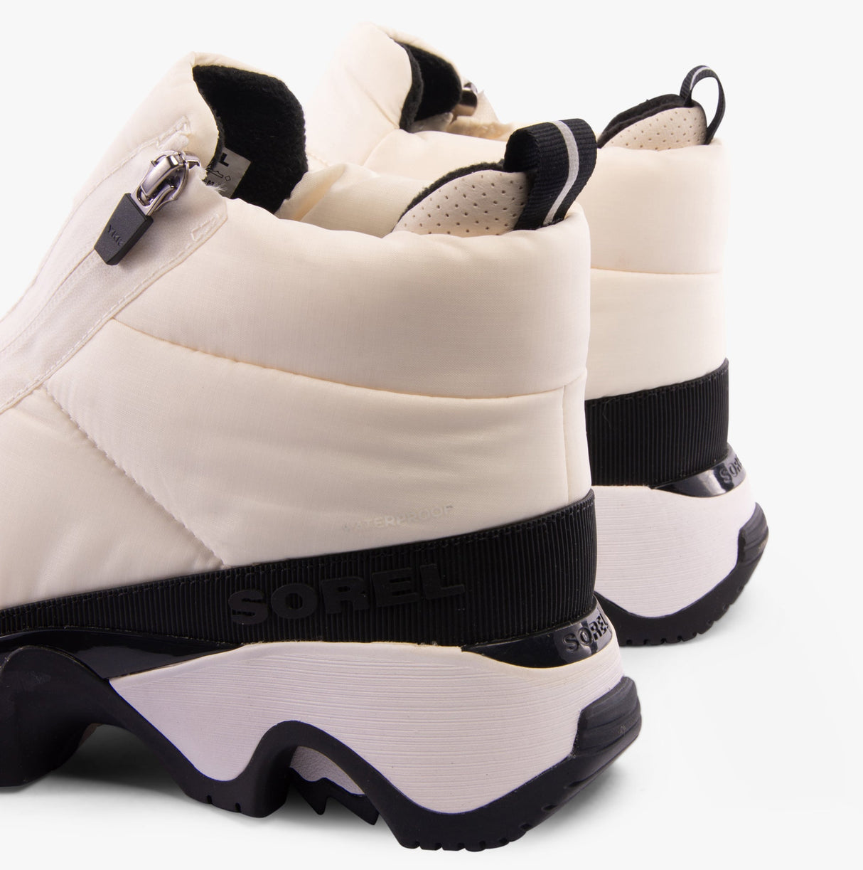 Sorel KINETIC IMPACT PUFFY ZIP Womens Winter Boots White