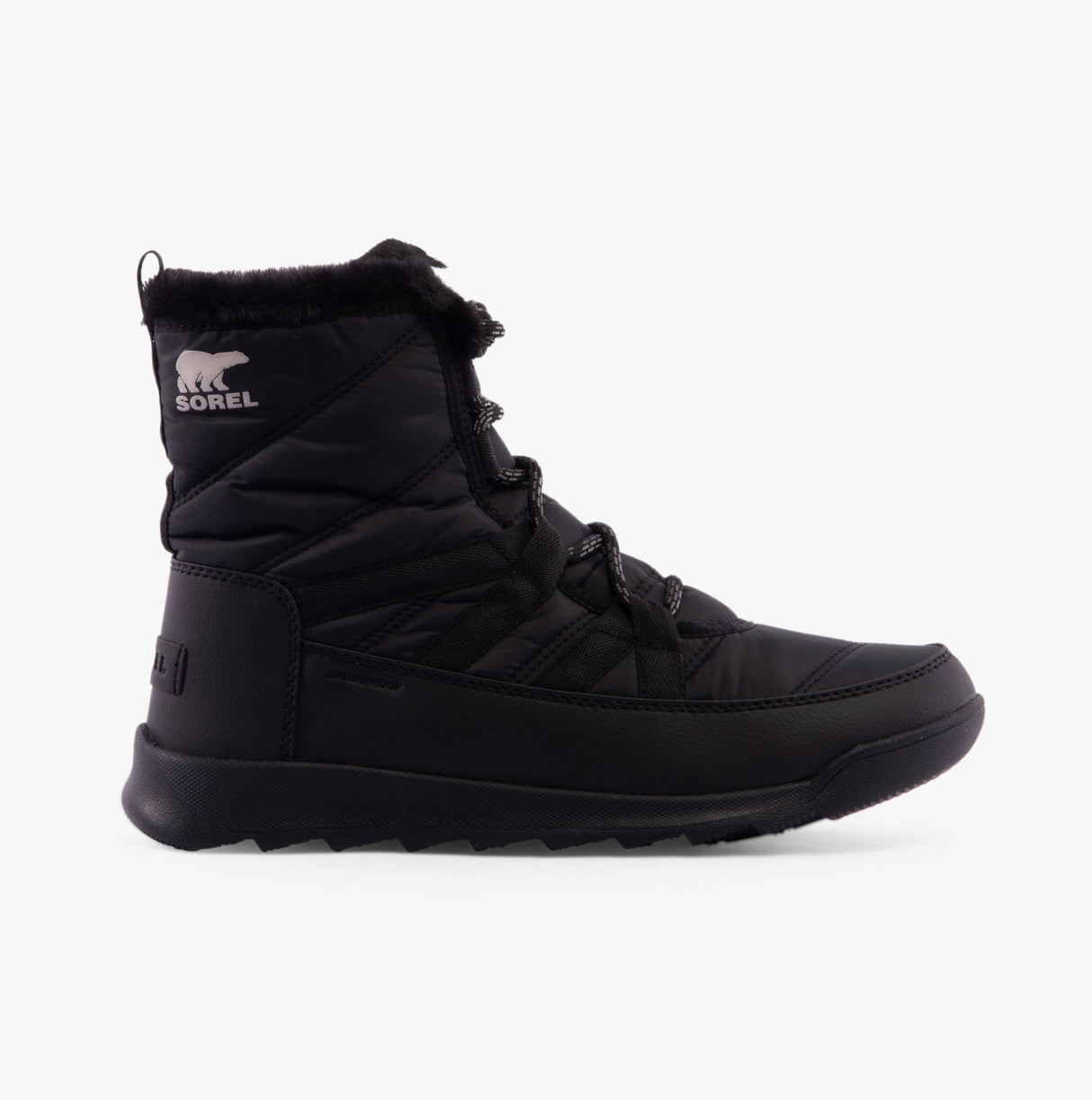 Sorel WHITNEY II PLUS LACE Womens Winter Boots Black