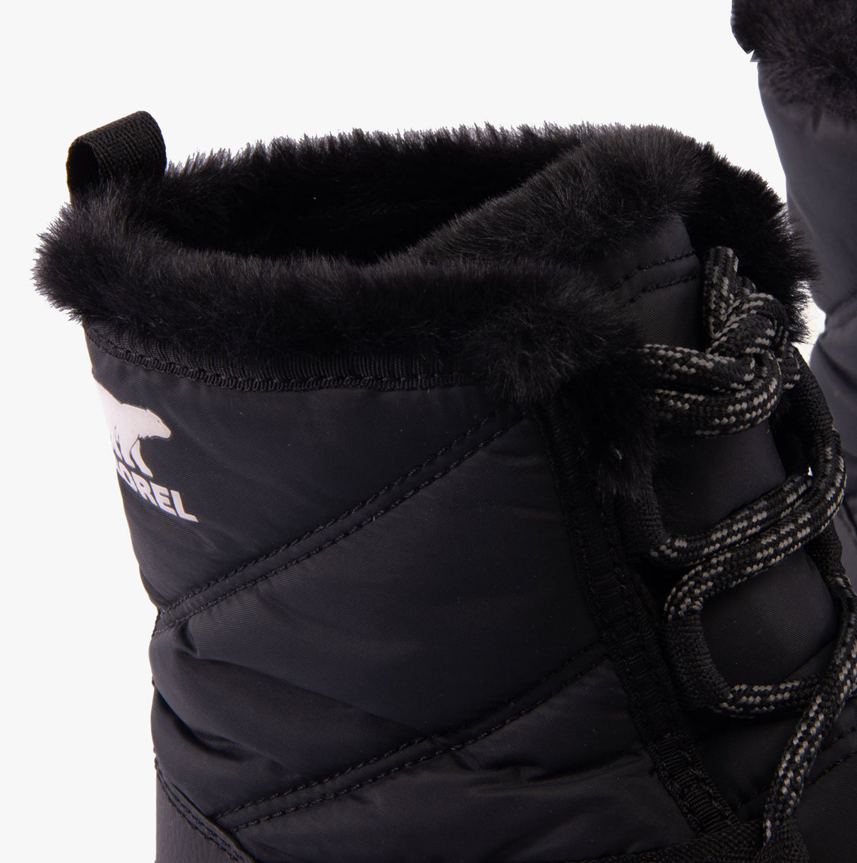 Sorel WHITNEY II PLUS LACE Womens Winter Boots Black