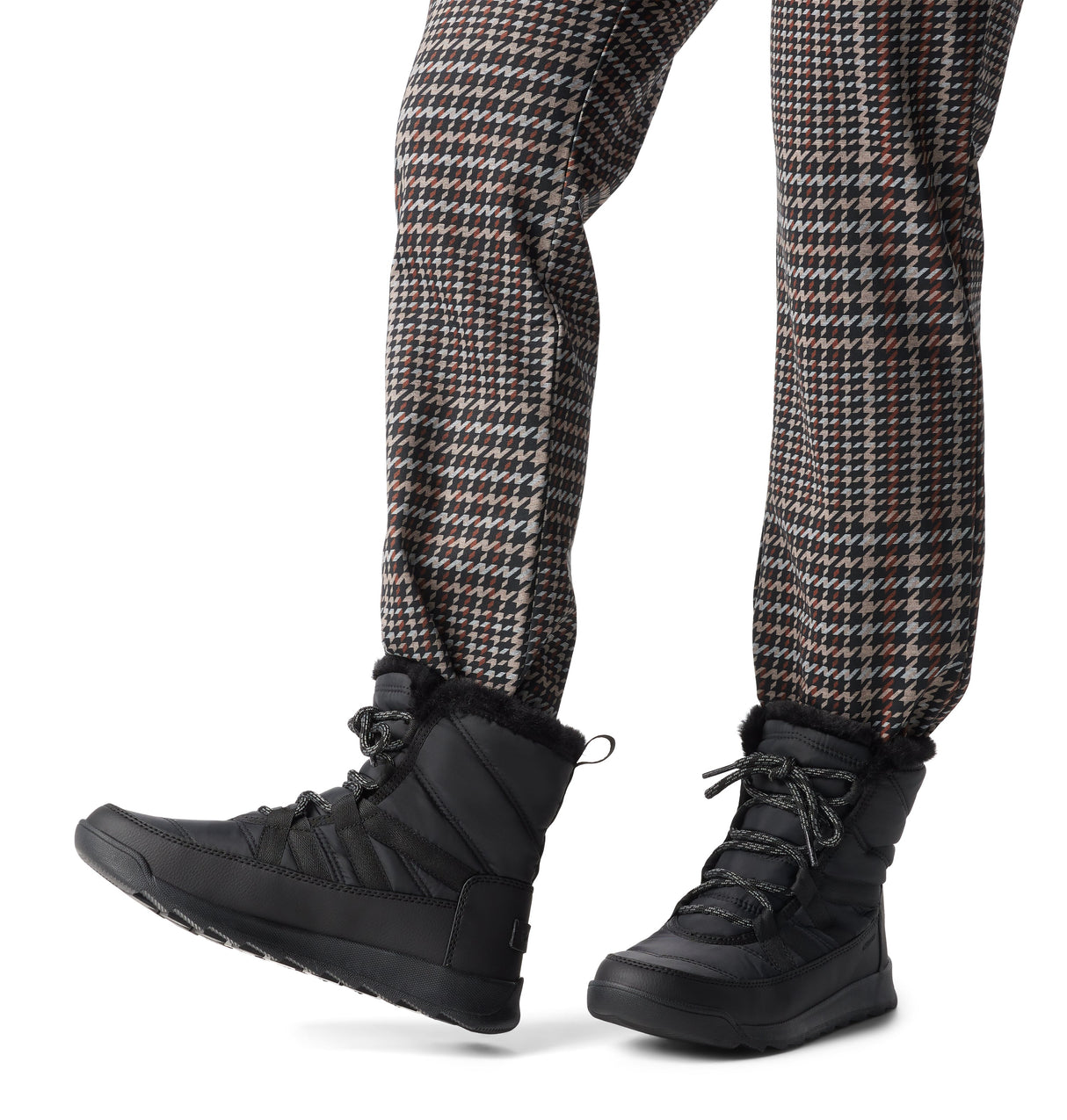 Sorel WHITNEY II PLUS LACE Womens Winter Boots Black