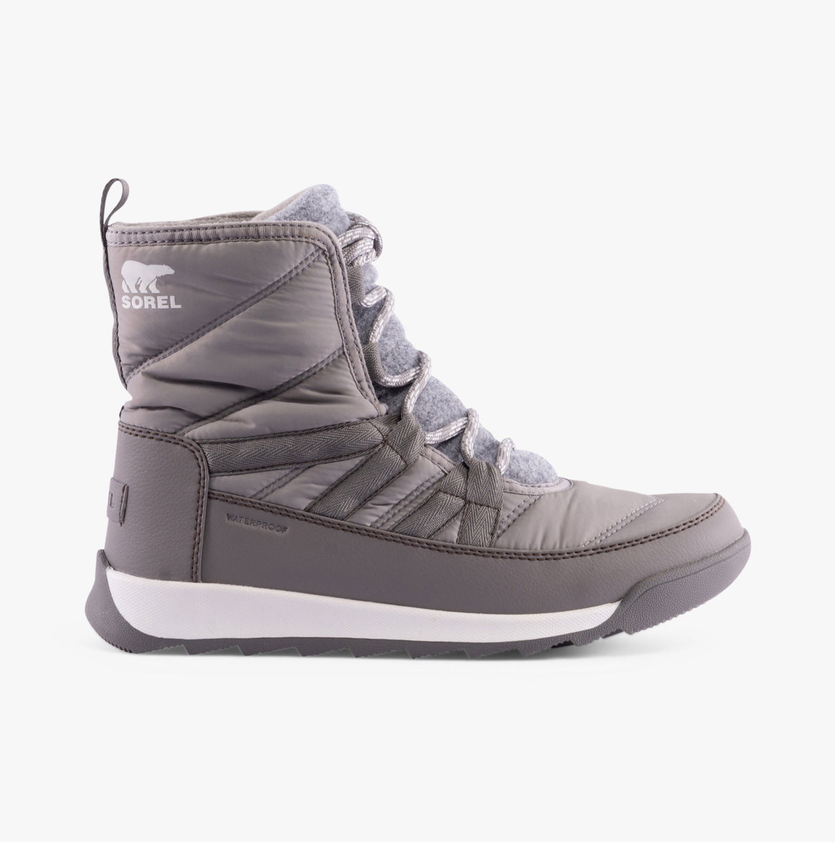 Sorel WHITNEY II PLUS LACE Womens Winter Boots Grey