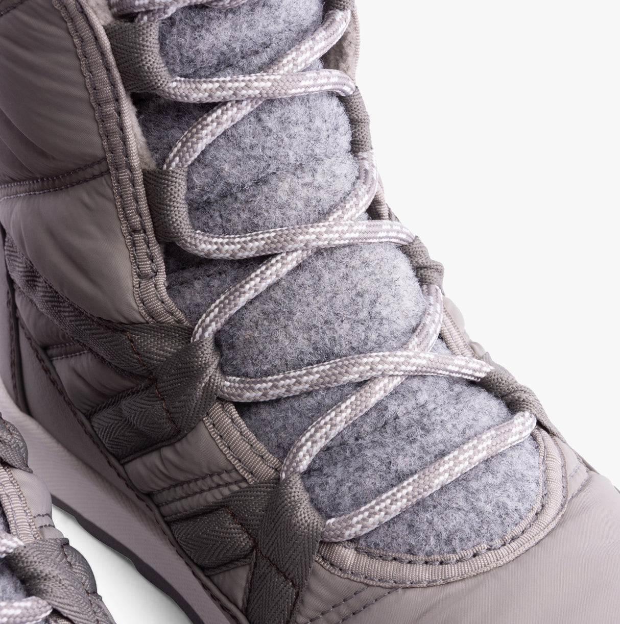 Sorel WHITNEY II PLUS LACE Womens Winter Boots Grey